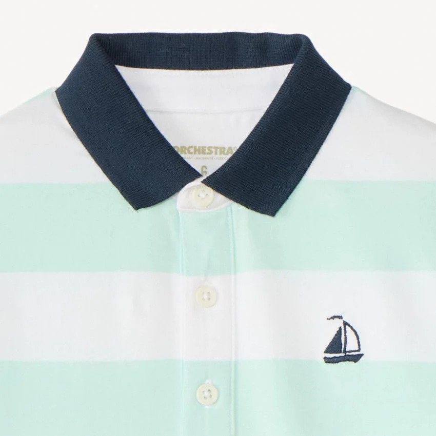 Orchestra Tricou polo cu dungi foto