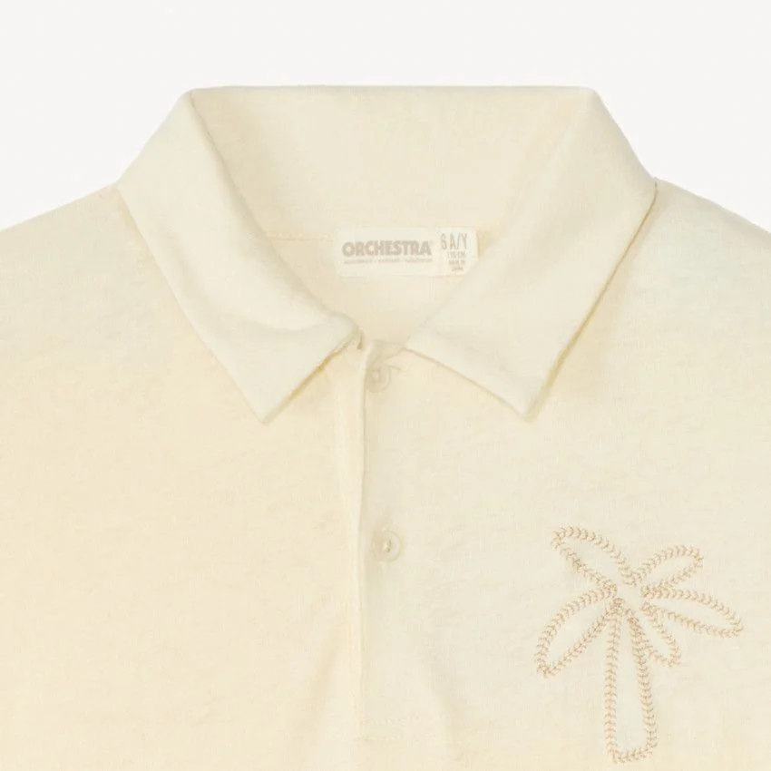 Orchestra Tricou polo Beige Palm foto
