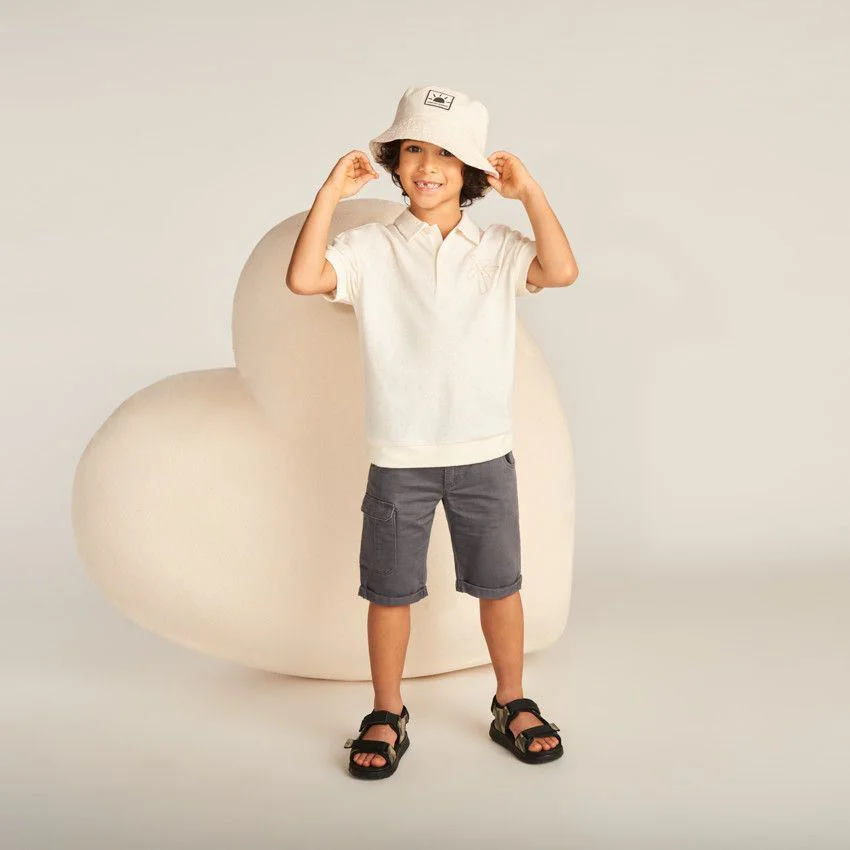 Orchestra Tricou polo Beige Palm foto