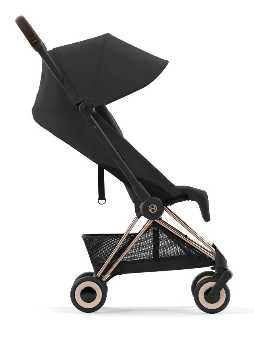 Carucior Cybex Coya Rosegold Sepia Black foto