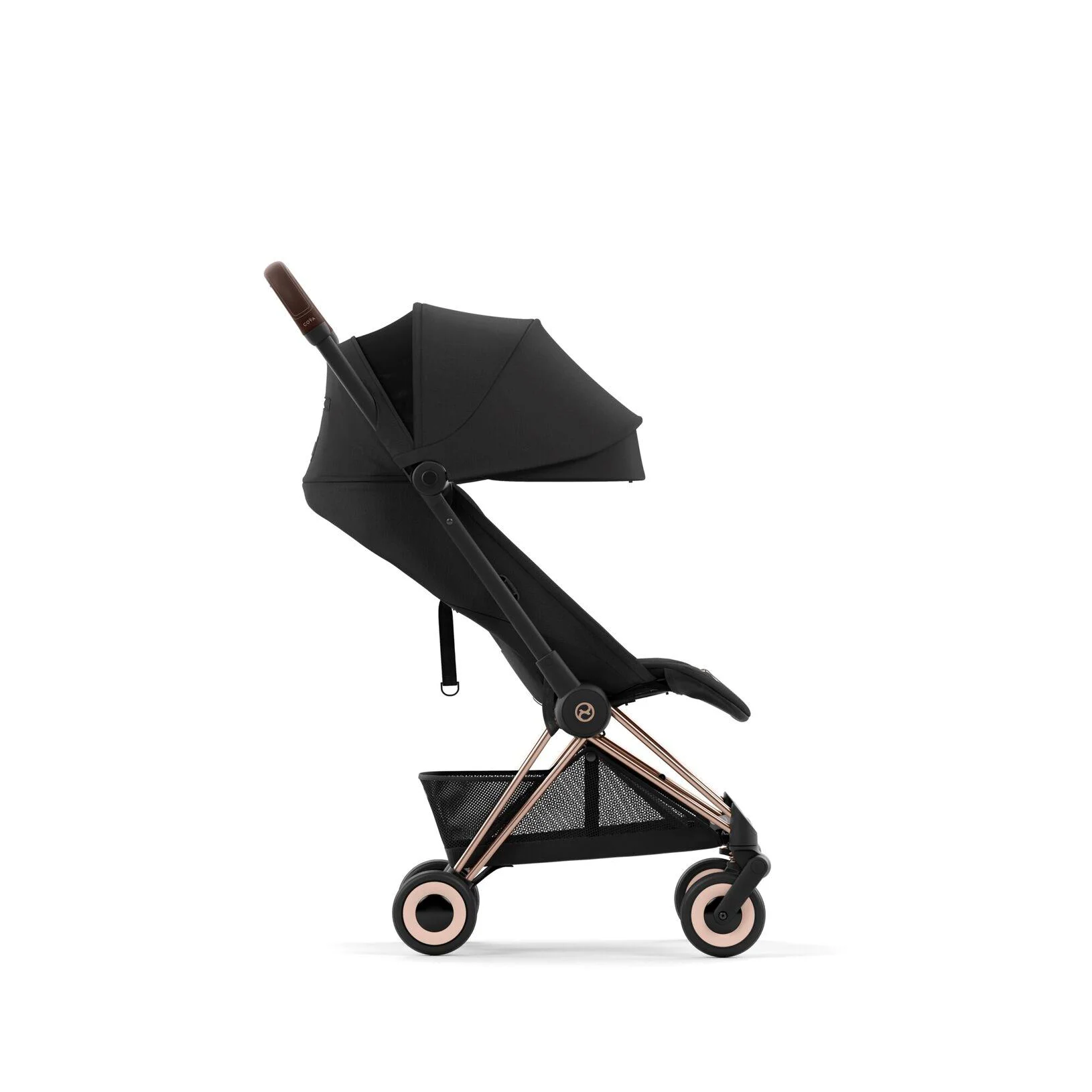 Carucior Cybex Coya Rosegold Sepia Black foto