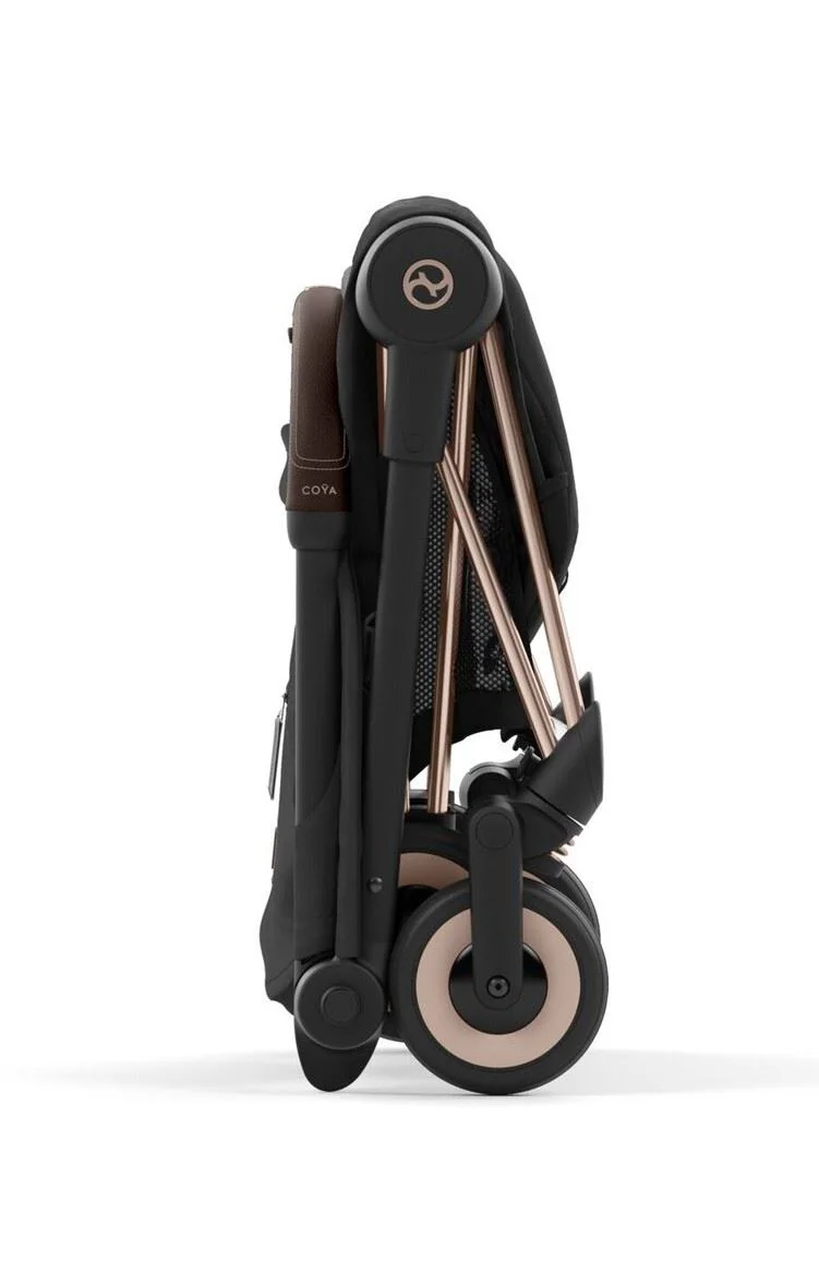 Carucior Cybex Coya Rosegold Sepia Black foto