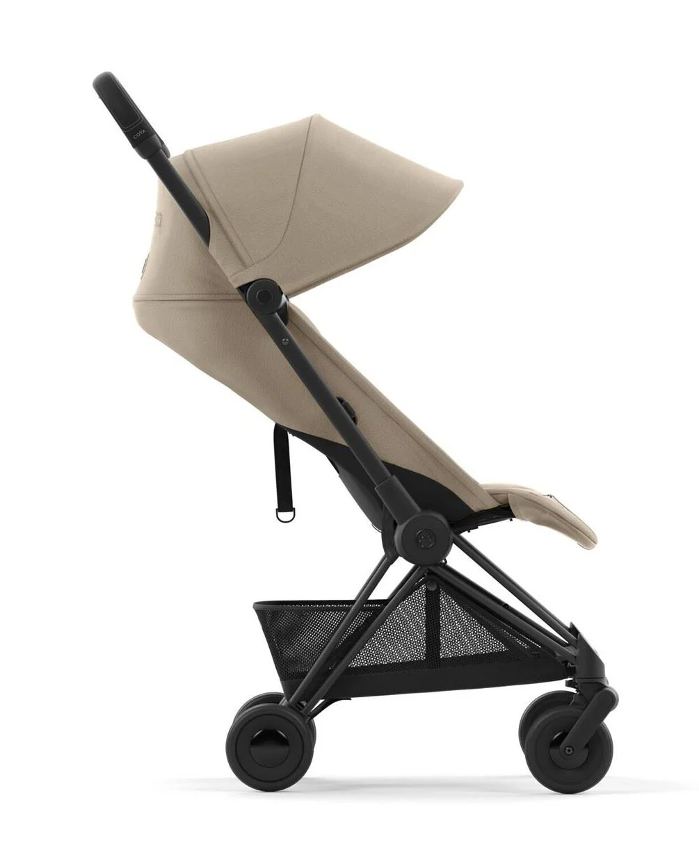 Carucior Cybex Coya Matt Black Cozy Beige foto