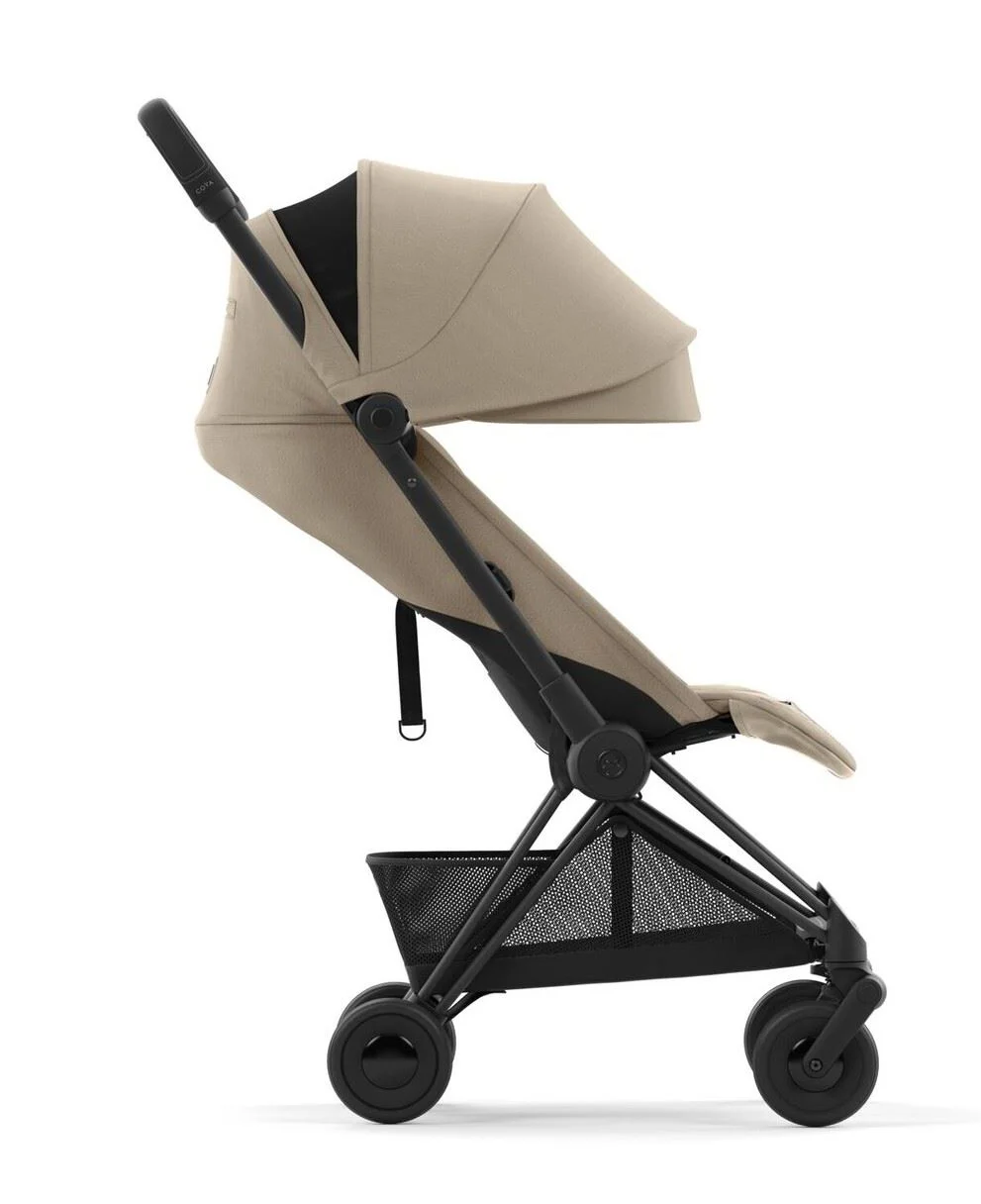 Carucior Cybex Coya Matt Black Cozy Beige foto