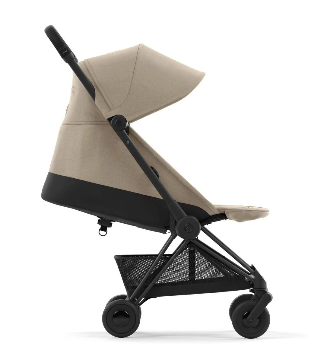 Carucior Cybex Coya Matt Black Cozy Beige foto