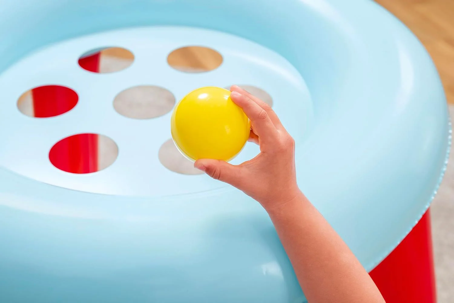 Jucarie gonflabila cu bile Bestway Fisher Price, 89x89x84 cm foto