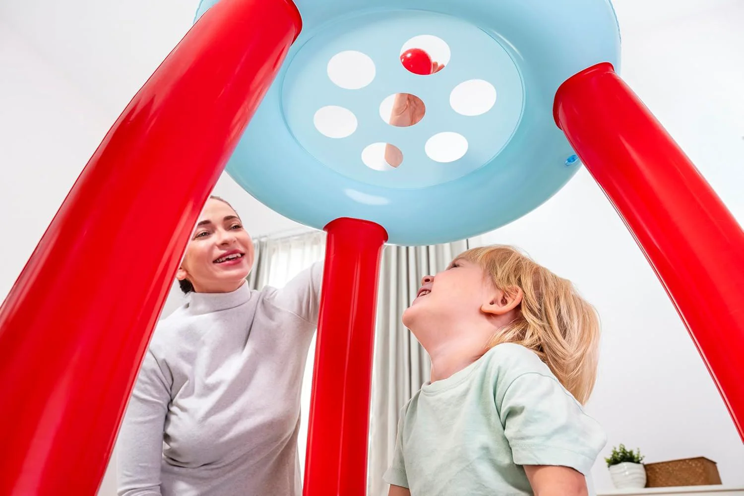 Jucarie gonflabila cu bile Bestway Fisher Price, 89x89x84 cm foto