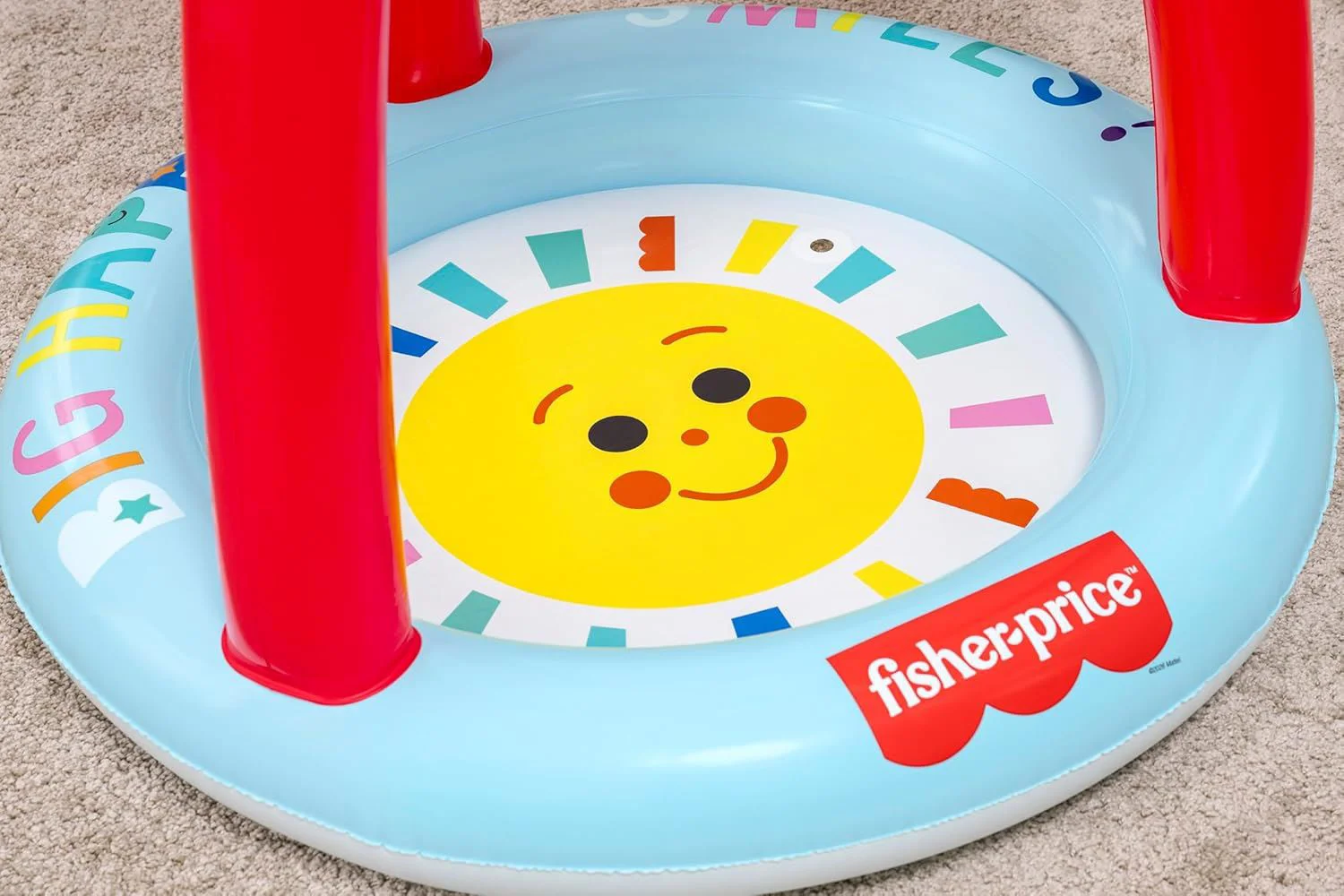 Jucarie gonflabila cu bile Bestway Fisher Price, 89x89x84 cm foto