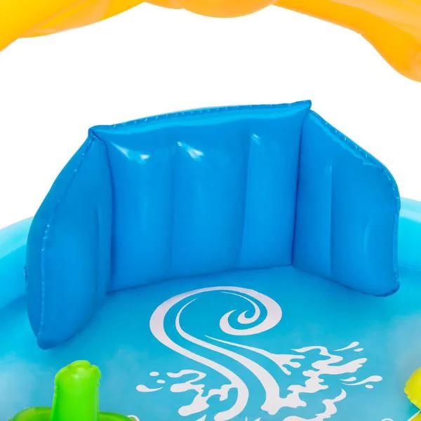 Piscina cu parasolar Bestway Scoica de mare, 115x89x76 cm foto