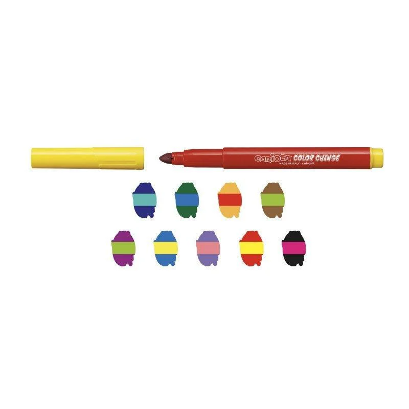 Set carioci Carioca Magic Color Change, 10 buc. foto