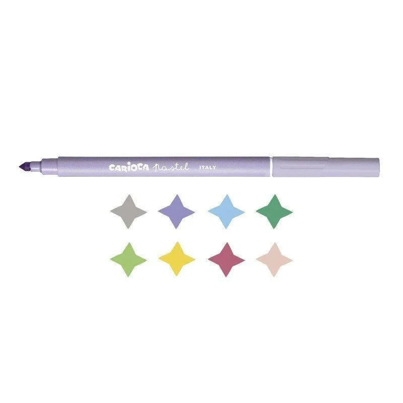 Set carioci Carioca Pastel, 8 buc. foto