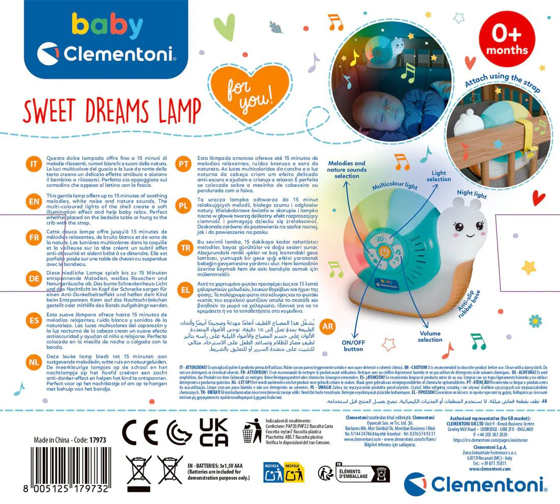 Lampa de veghe Clementoni Sweet Dreams foto