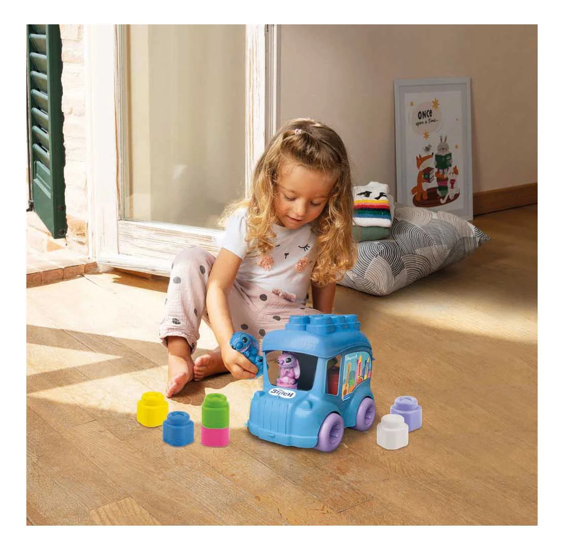 Set de joaca autobuz Clementoni 2 in 1 Stitch & Angel foto