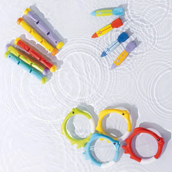 Set de joaca subacvatic Intex Torpile, 6+ ani, 4 buc. foto