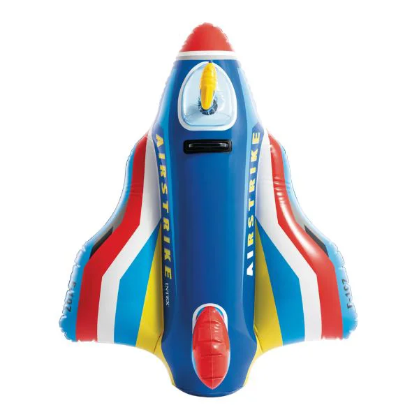 Pluta gonflabila Intex Avion de vanatoare, 112х91 cm, pana la 40 kg, 2 culori foto