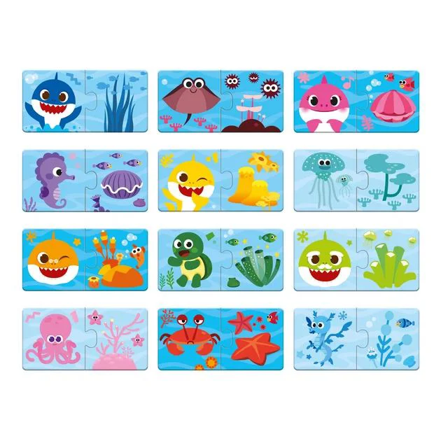 Puzzle Dodo Potriveste culorile. Baby Shark, 24 el. foto