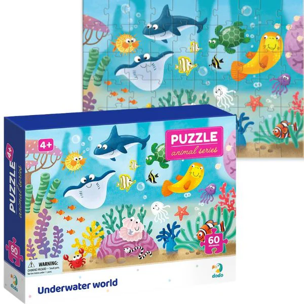 Puzzle Dodo Lumea subacvatica, 60 el. foto