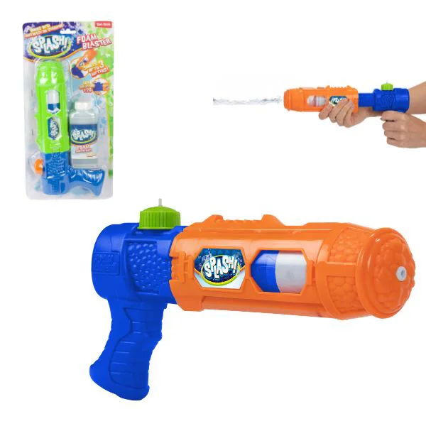Pistol cu spuma Splash Toi-Toys, 24 cm + 120 ml de spuma, 2 modele foto