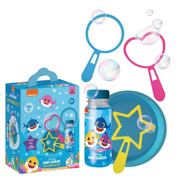 Mini baloane de sapun Dodo Baby Shark, 150 ml foto