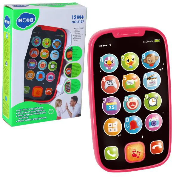 Интерактивная игрушка Hola Toys «Мой первый смартфон» foto