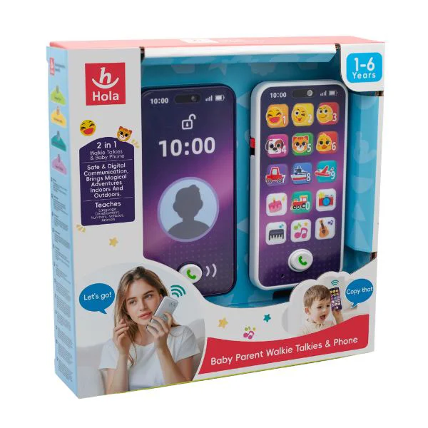 Рация-телефон 2 в 1 Hola Toys foto