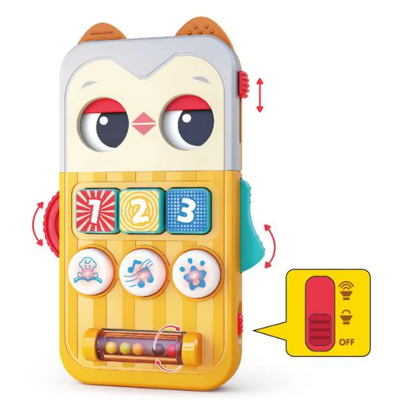 Мини-бизиборд со звуком Hola Toys Сова foto