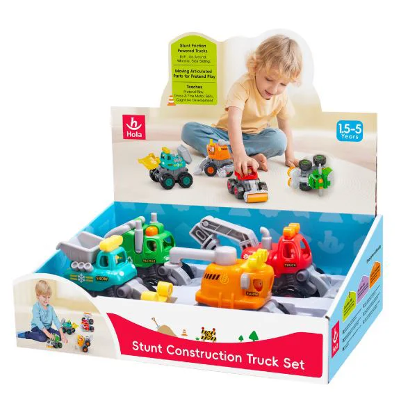 Masina de constructii Hola Toys Camioane de constructii, 4 modele foto