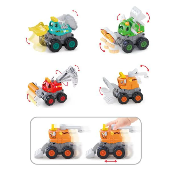 Masina de constructii Hola Toys Camioane de constructii, 4 modele foto