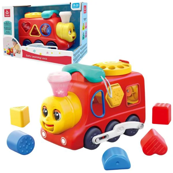 Locomotiva interactiva Hola Toys 3 in 1 pentru invatare timpurie foto
