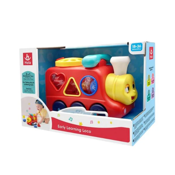 Locomotiva interactiva Hola Toys 3 in 1 pentru invatare timpurie foto