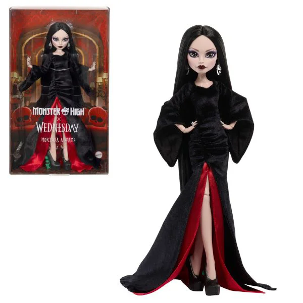 Игровой набор Monster High X Wednesday - Мортиша Аддамс foto
