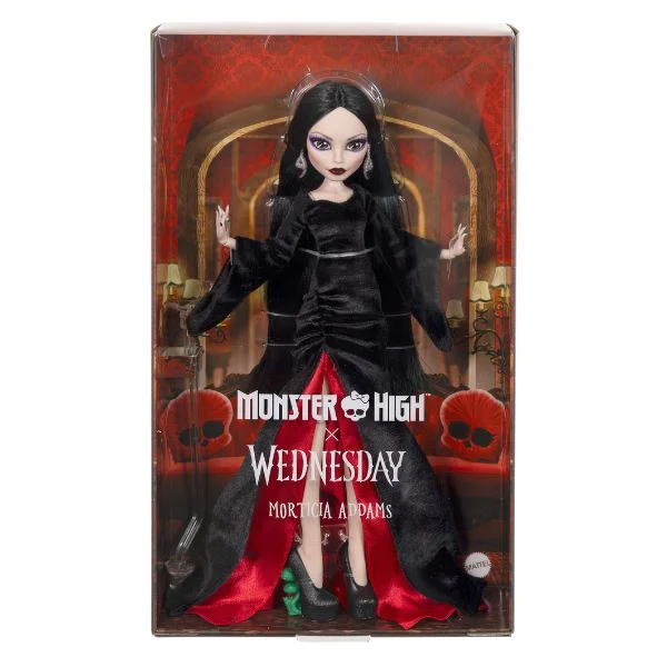 Игровой набор Monster High X Wednesday - Мортиша Аддамс foto
