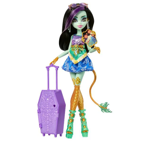 Игровой набор Monster High Skulltimate Secrets Джинафаер Лонг, с аксессуарами foto