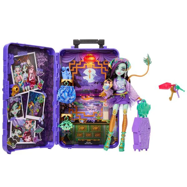 Игровой набор Monster High Skulltimate Secrets Джинафаер Лонг, с аксессуарами foto