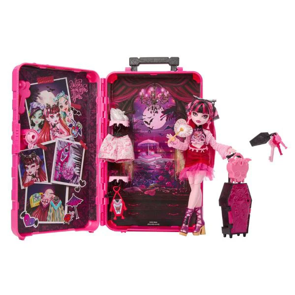 Игровой набор Monster High Skulltimate Secrets Дракулаура, с аксессуарами foto
