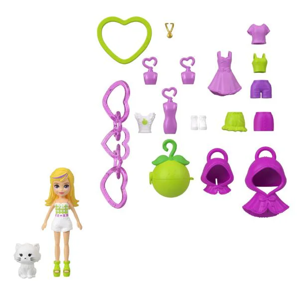 Брелок Polly Pocket Фрукты, в ассорт. foto