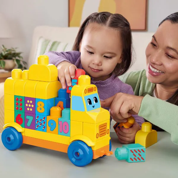Set de constructie educativ Mattel Autobuz foto