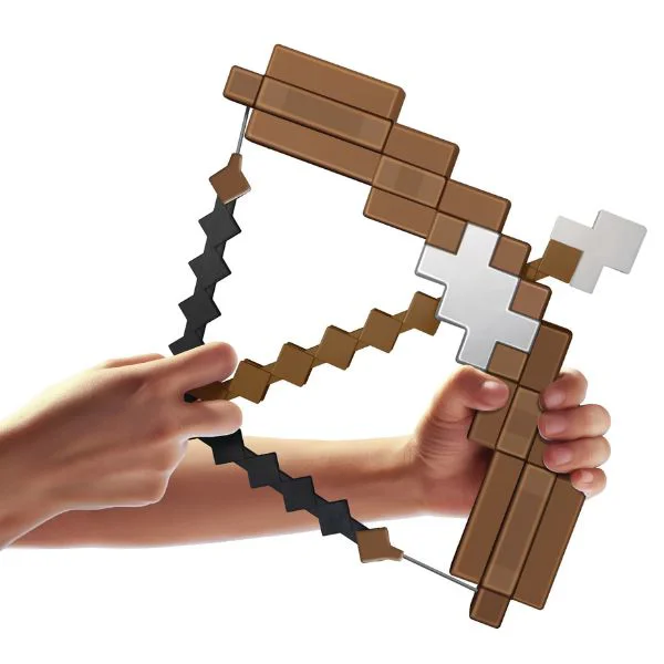 Пиксельный лук со стрелами Mattel Minecraft со звуками foto