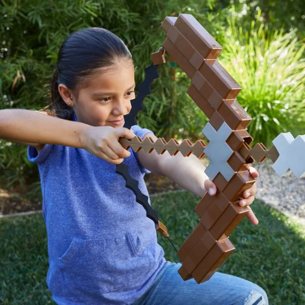 Пиксельный лук со стрелами Mattel Minecraft со звуками foto