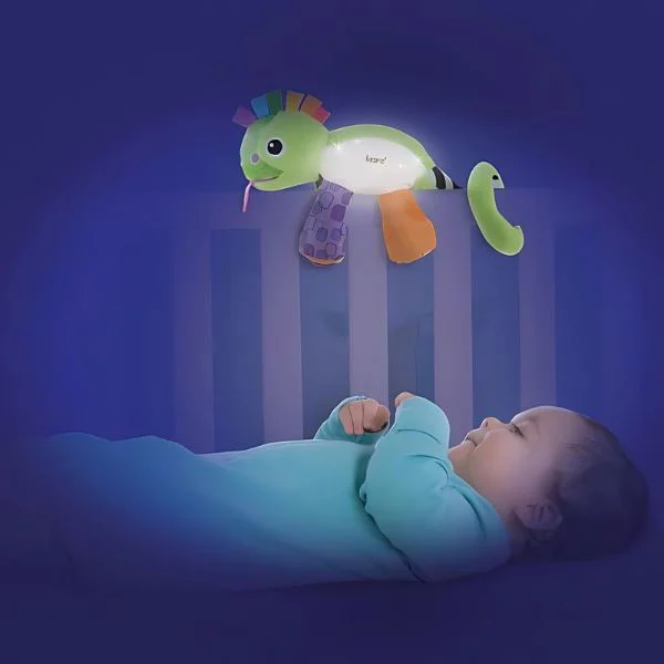 Jucarie cu sunete si lumina Tomy Cameleonul Rosie Lamaze foto