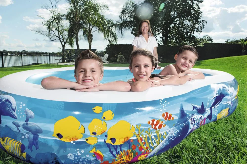 Piscina gonflabila Bestway "Lumea subacvatica", 262x157x46 cm, 544 L foto