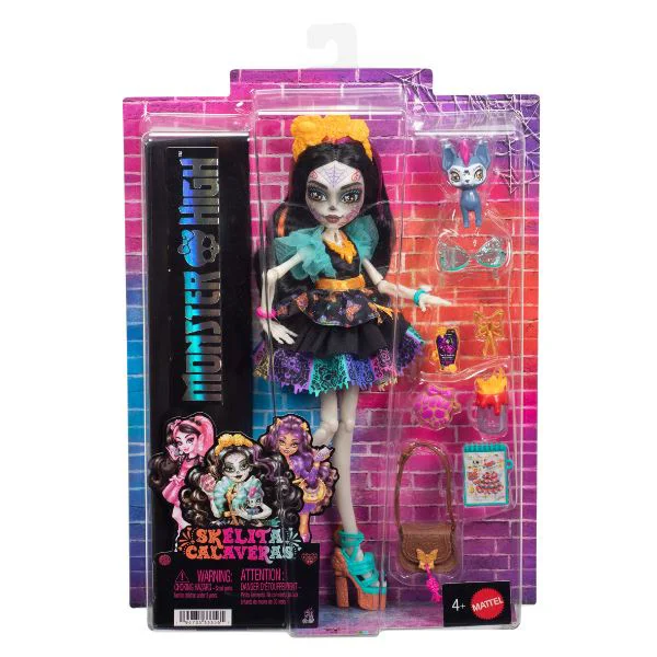 Set de joaca Monster High "Skelita Calaveras" cu accesorii foto