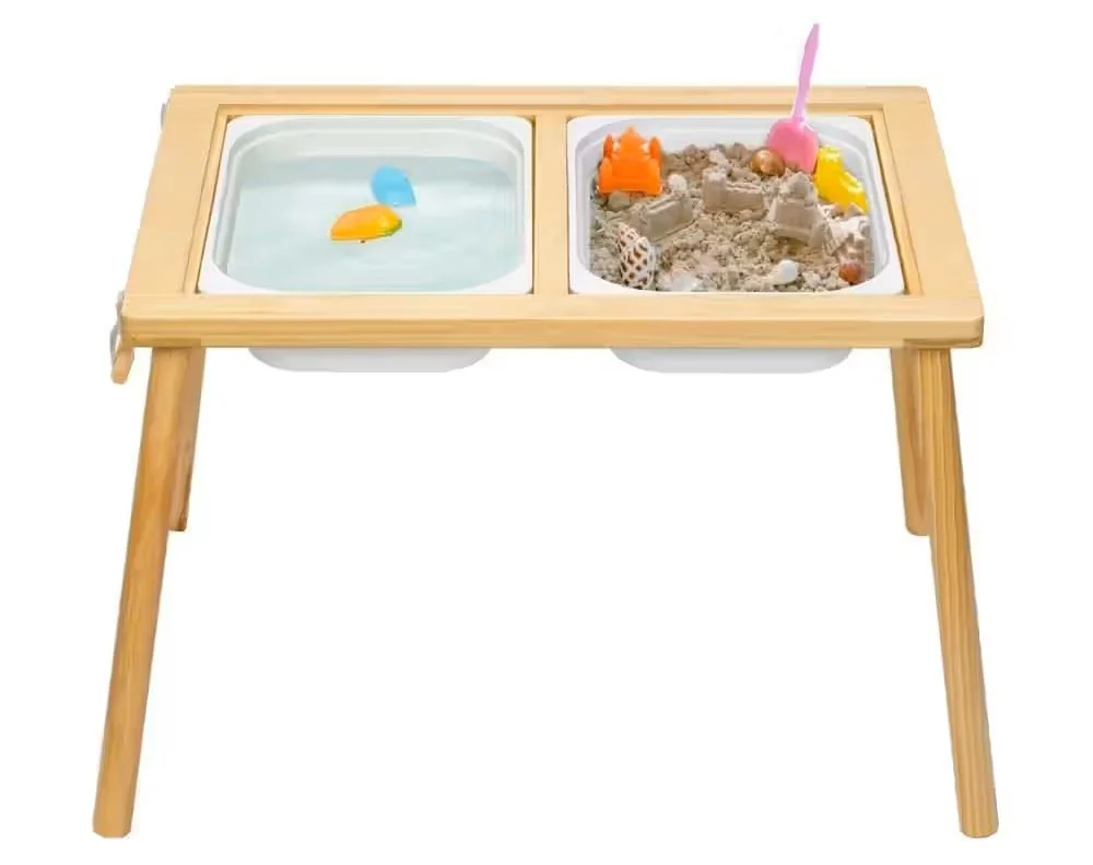 Masuta senzoriala Tooky Toy cu 2 recipiente pentru depozitare foto