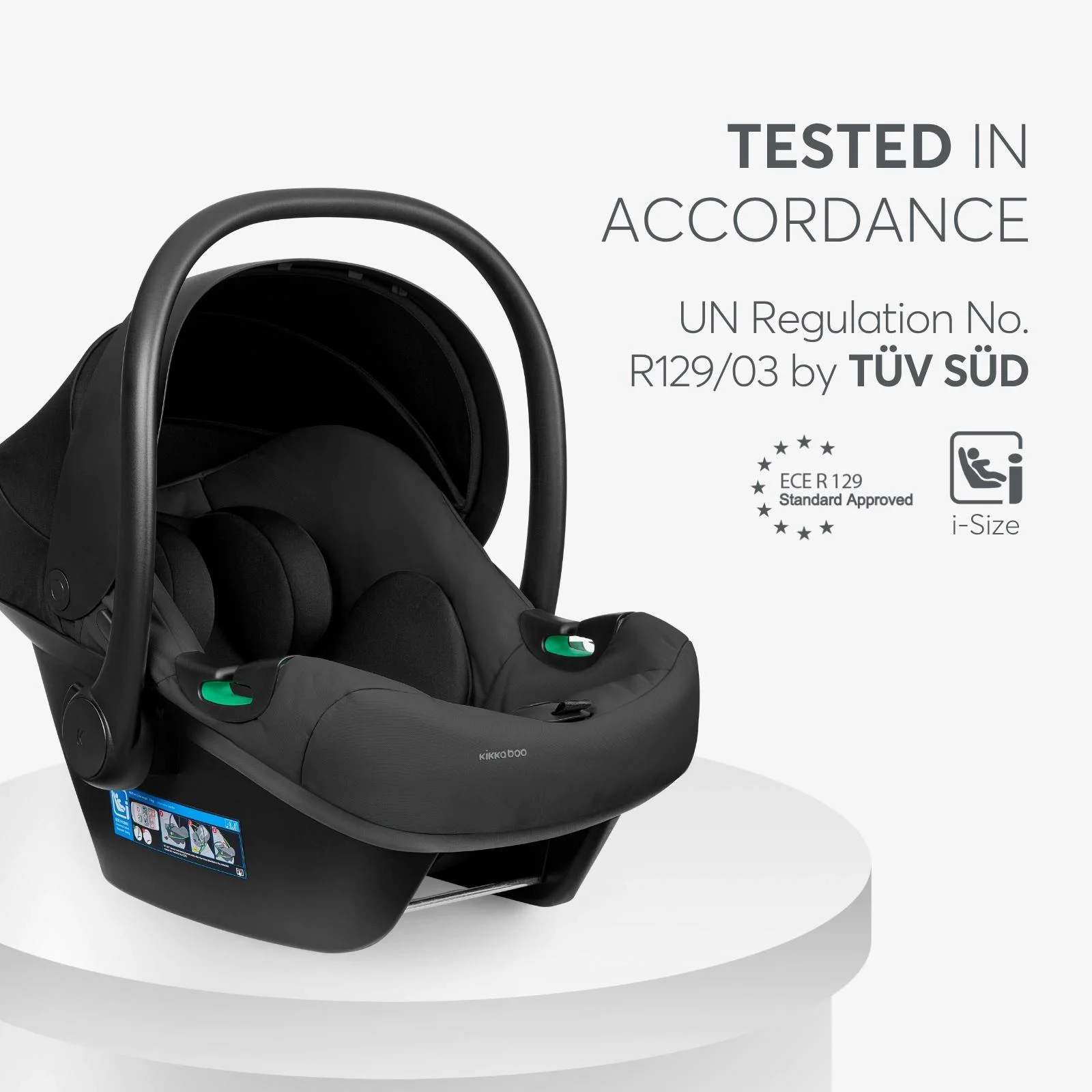 Carucior 3 in 1 KikkaBoo Mia Black 2026 foto
