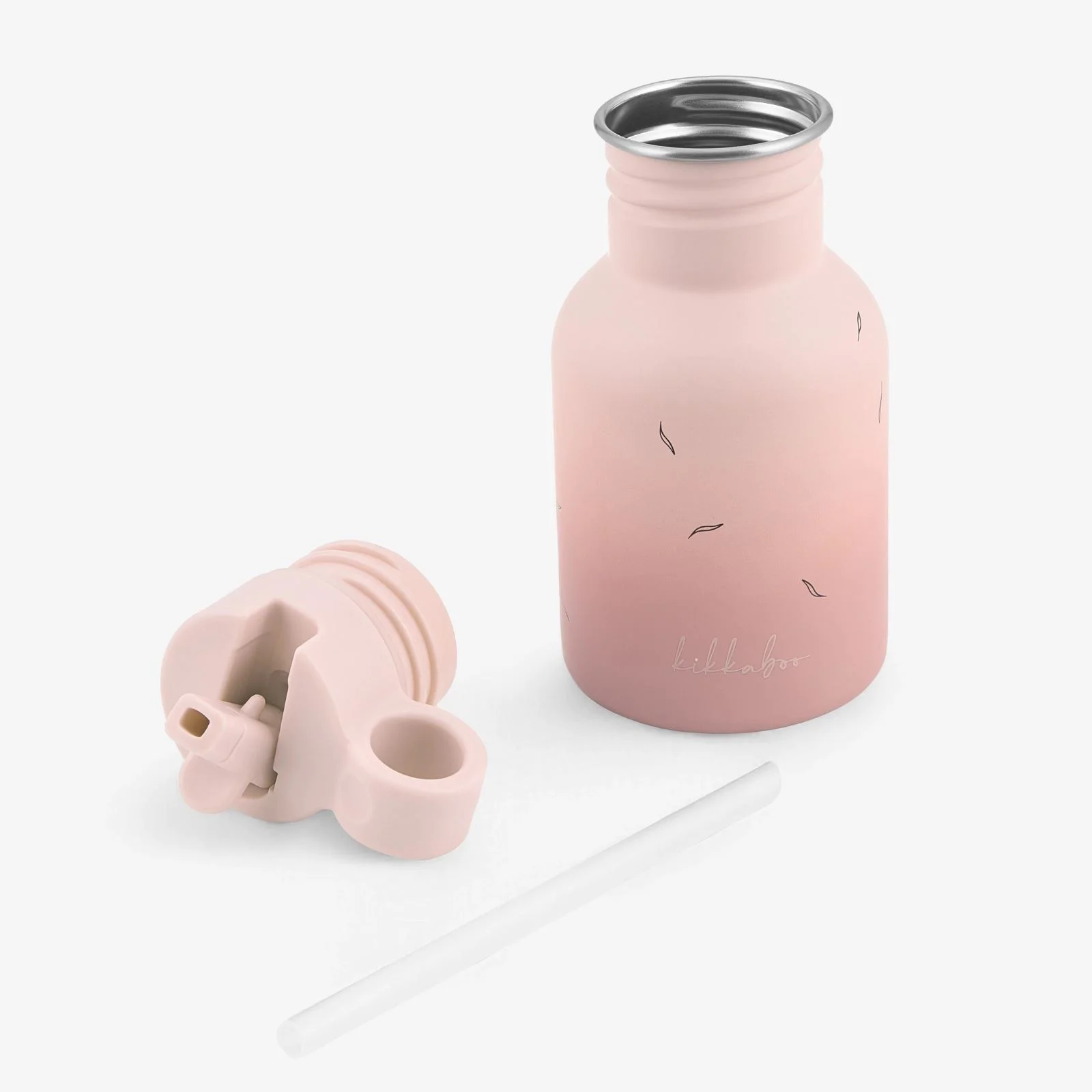 Sticla KikkaBoo Flora Blush, 350 ml foto