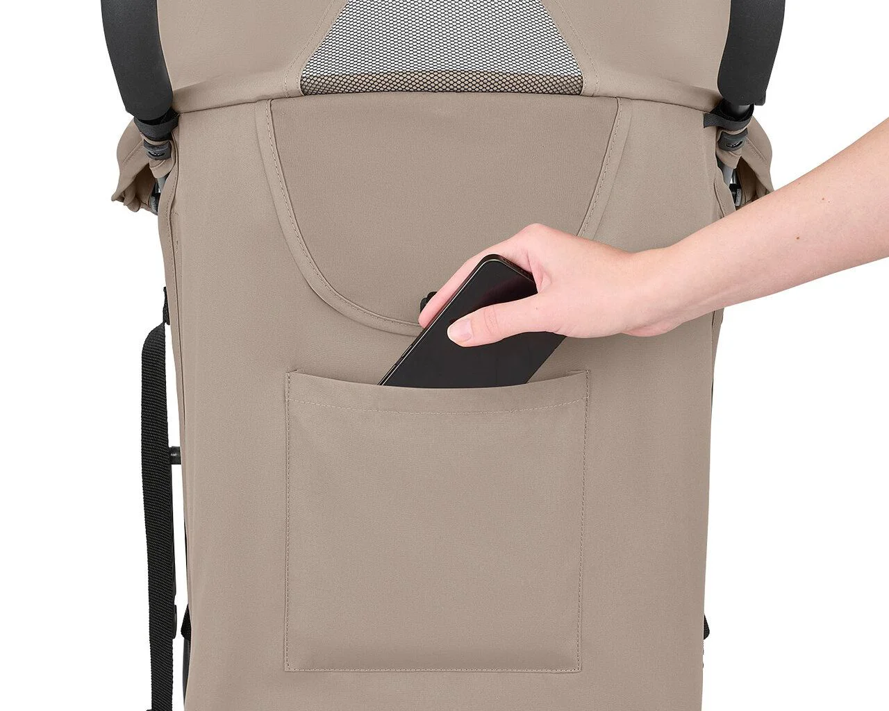Carucior de plimbare KikkaBoo Beetle 2 Dark Beige foto