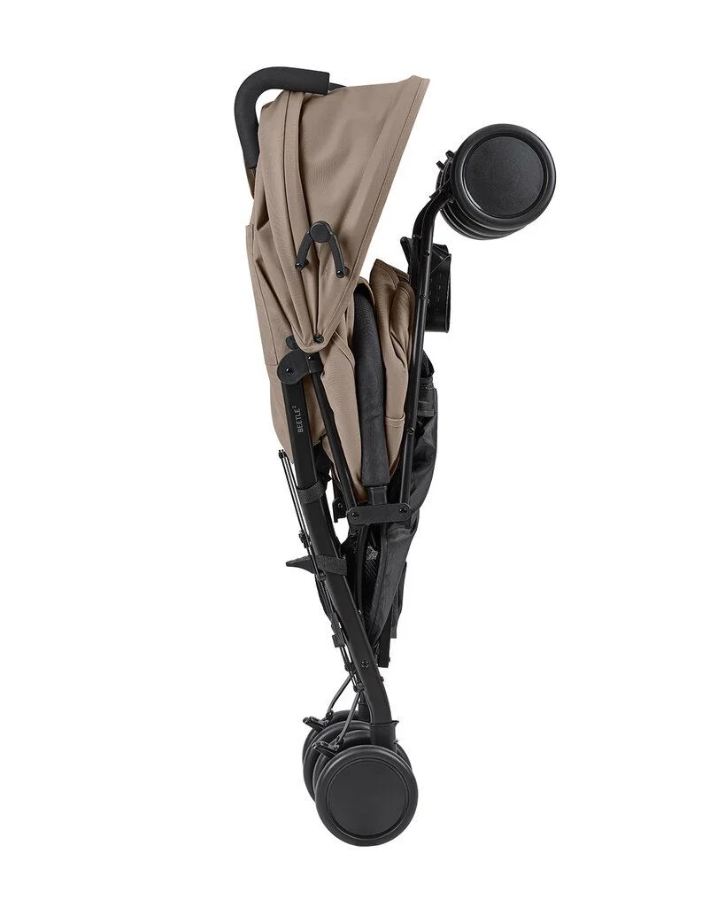 Carucior de plimbare KikkaBoo Beetle 2 Dark Beige foto