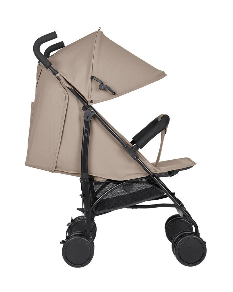 Carucior de plimbare KikkaBoo Beetle 2 Dark Beige foto