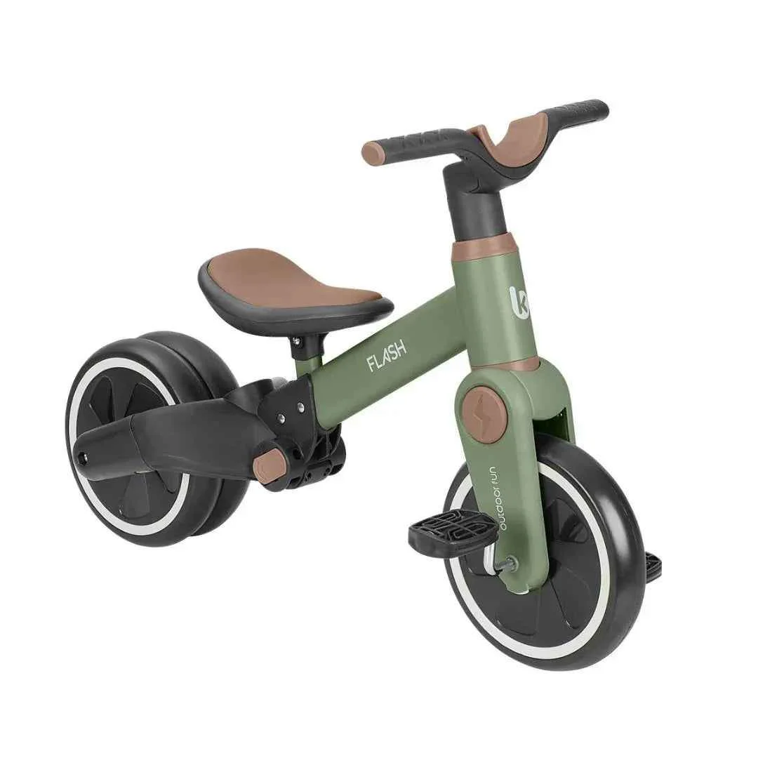 Трехколесный велосипед 5 в 1 KikkaBoo Flash Army Green foto