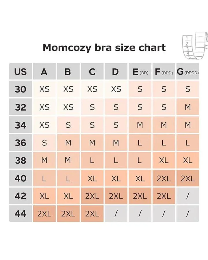 Бюстгальтер-топ для сцеживания без рук Momcozy YN08 Skin, XL foto